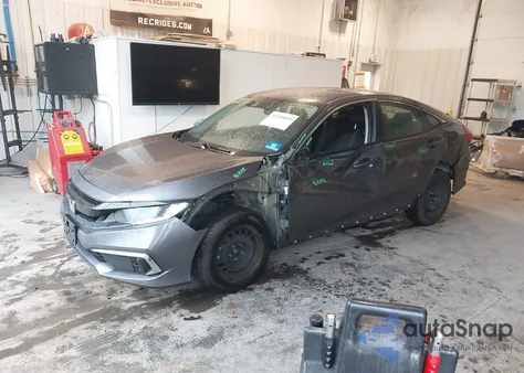 2020 Honda Civic Lx из США, поврежденный, VIN 2HGFC2F64LH525248